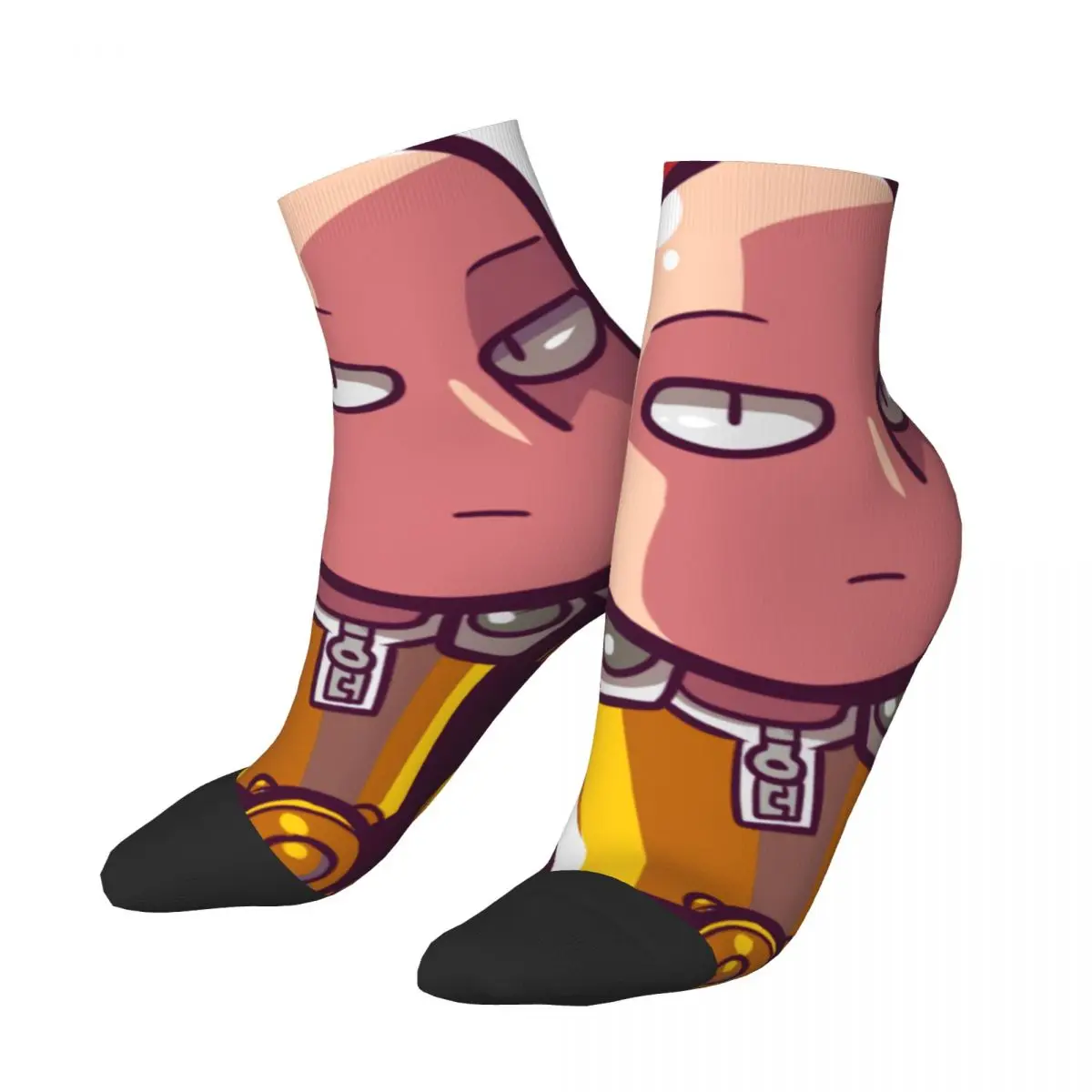 

Funny Men's Ankle Socks One Punch Man Saitama Manga Cut Street Style Novelty Crew Sock Gift Pattern Printed