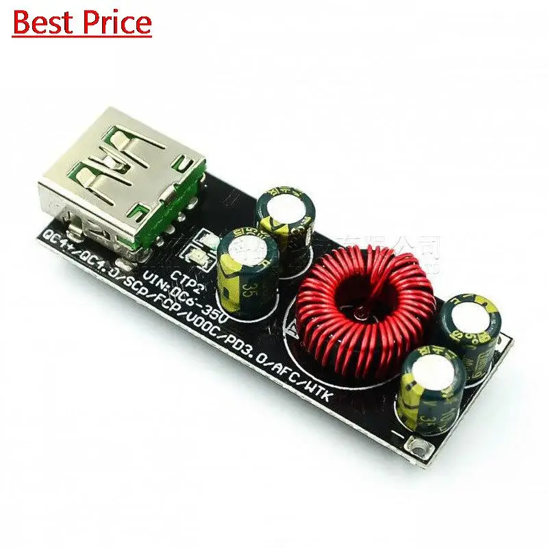 

Плата быстрой зарядки Dhl 50 шт., 6-32 В, полный протокол, Повышающий Модуль QC4.03.0, зарядка VOOC One Plus для Huawei SCPFCP