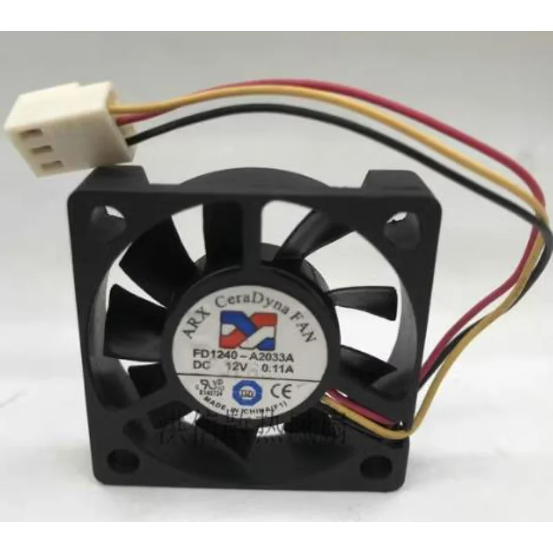 

Original New CPU Cooler Fan for ARX FD1240-A2033A DC 12V 0.11A 3-wire Silent Cooling Fan