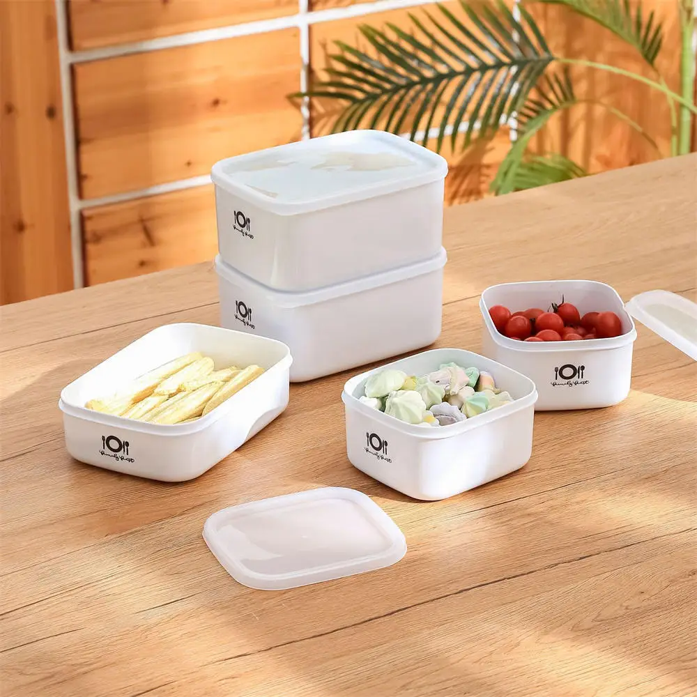 1Pc Portable Lunch Box Bento Boxes Microwave Dinnerware Food Storage Container Foodbox Plastic Refrigerator Preservation Box