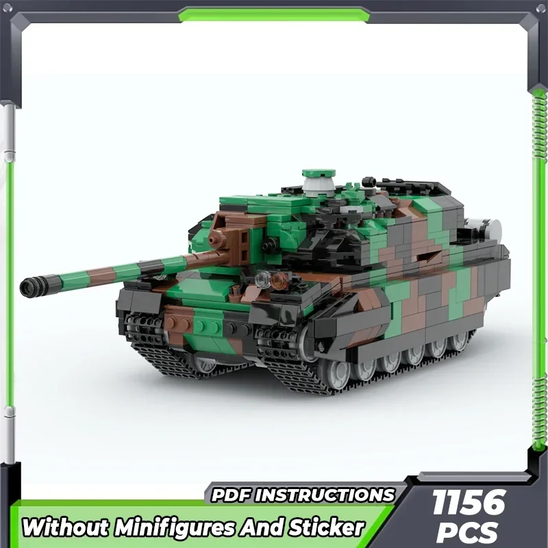 Moc строительные кирпичи военная модель французская армия основный боевой танк