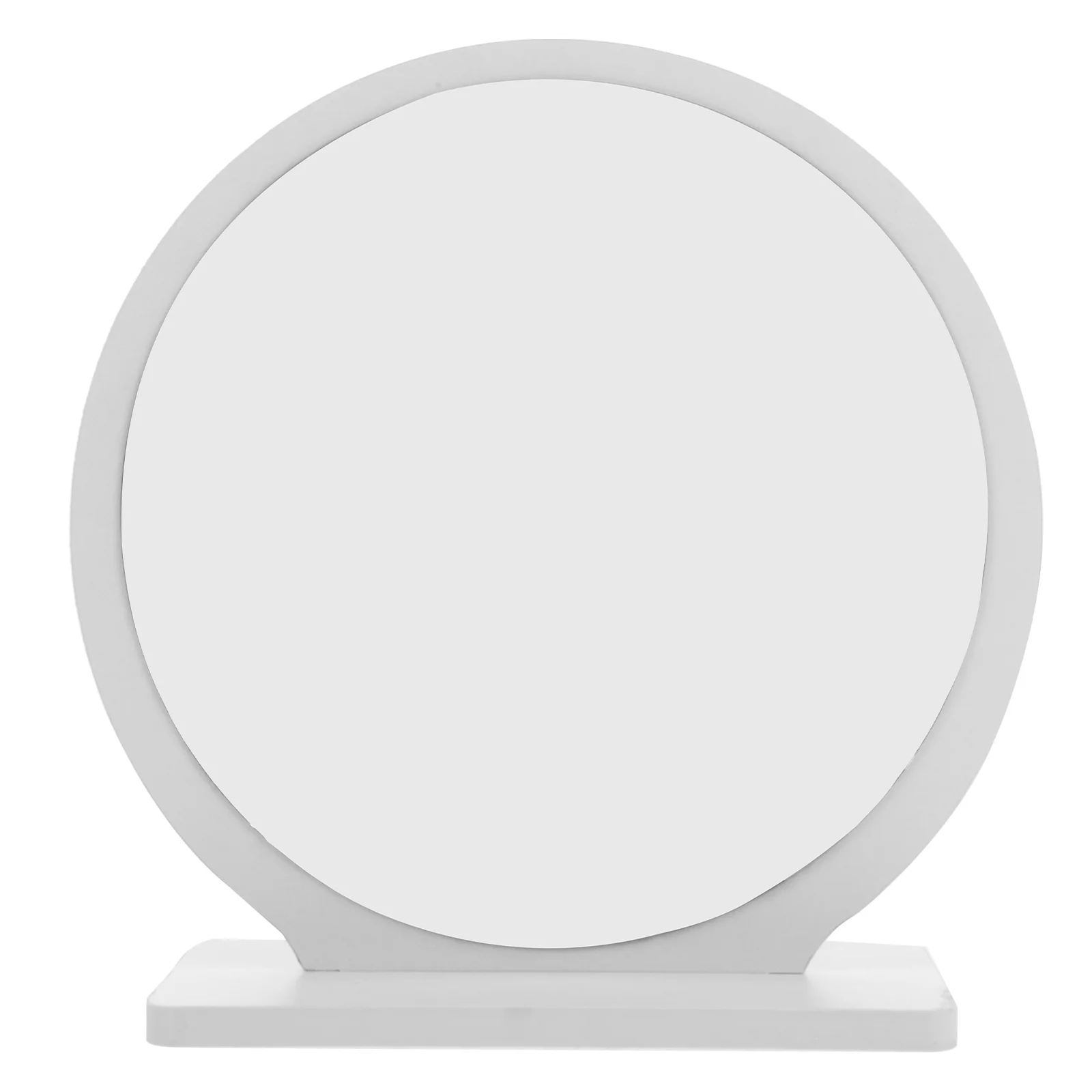 

Mirror Makeup Standtable Decor Round Desktopwoman Home Desk Decorative Adorn Girl Vanityscene Travel Dressing Shaped Exquisite