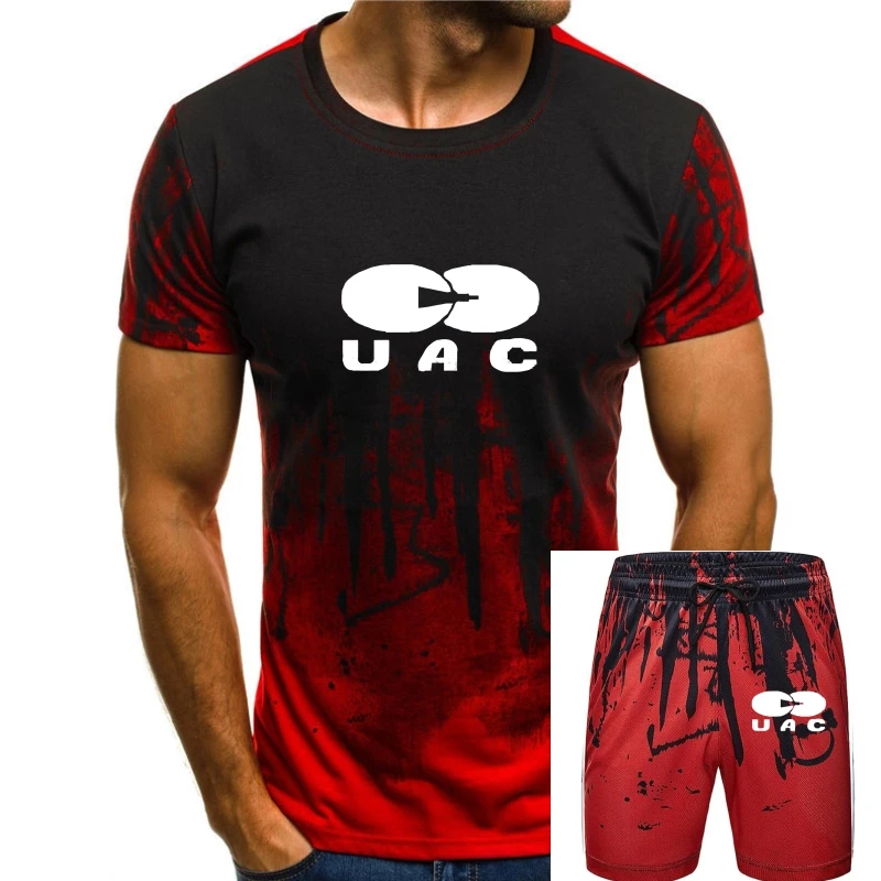 

Men tshirt Short sleeve UAC Logo Retro Gaming T Shirt tee tops Women t-shirt
