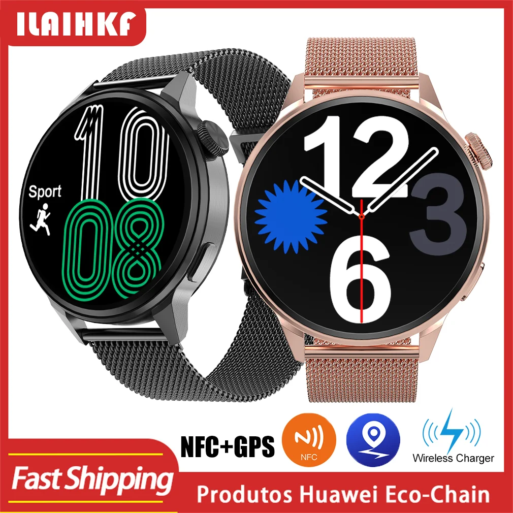 

Huawei Factory Watch 3 Smart Watch Men NFC Global Women's Wristwatch Digital Pressure Tracker Fitness Bracelet Connected For Kid