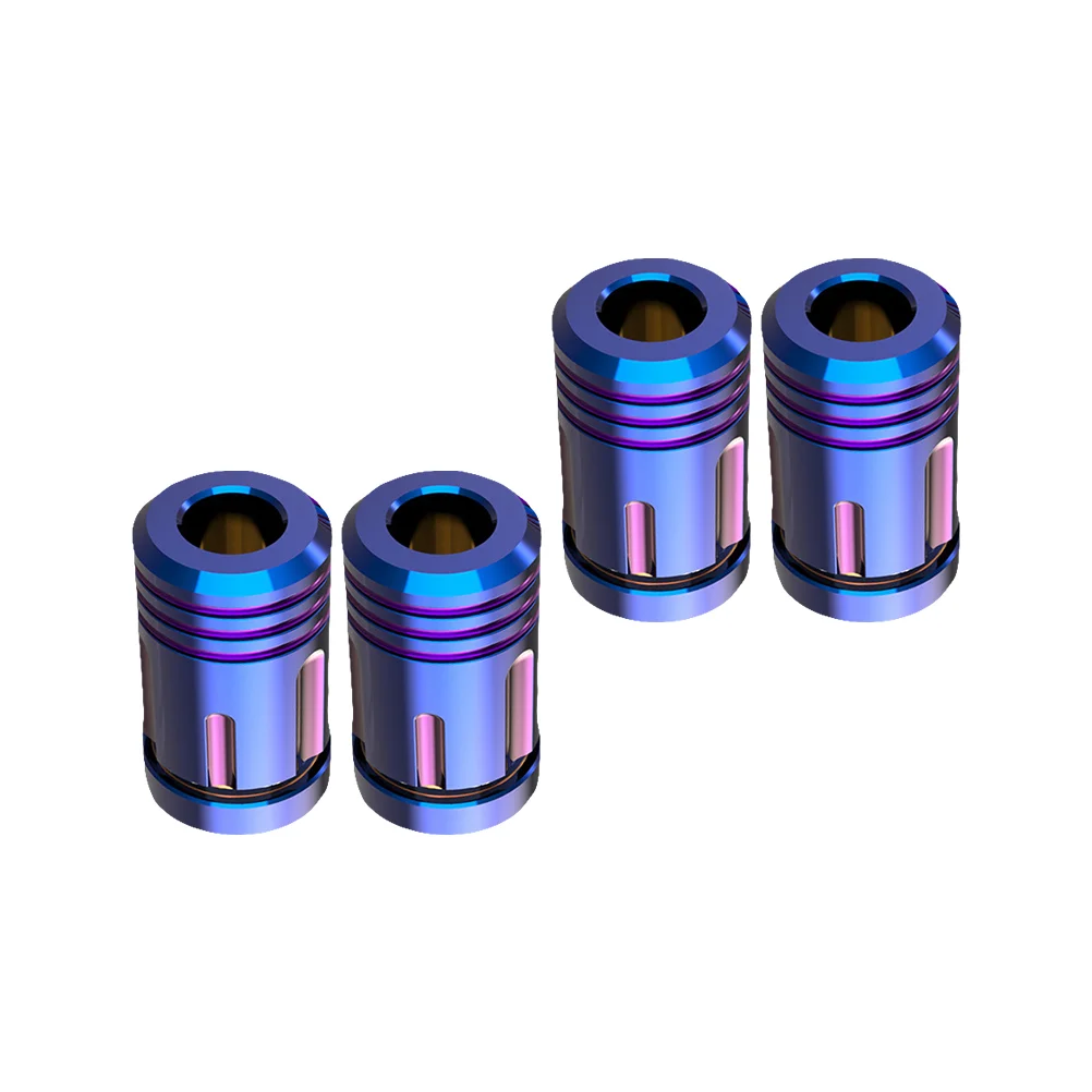 

4pcs Screw-On Car Tire Caps Aluminum Alloy Airtight Seal Covers