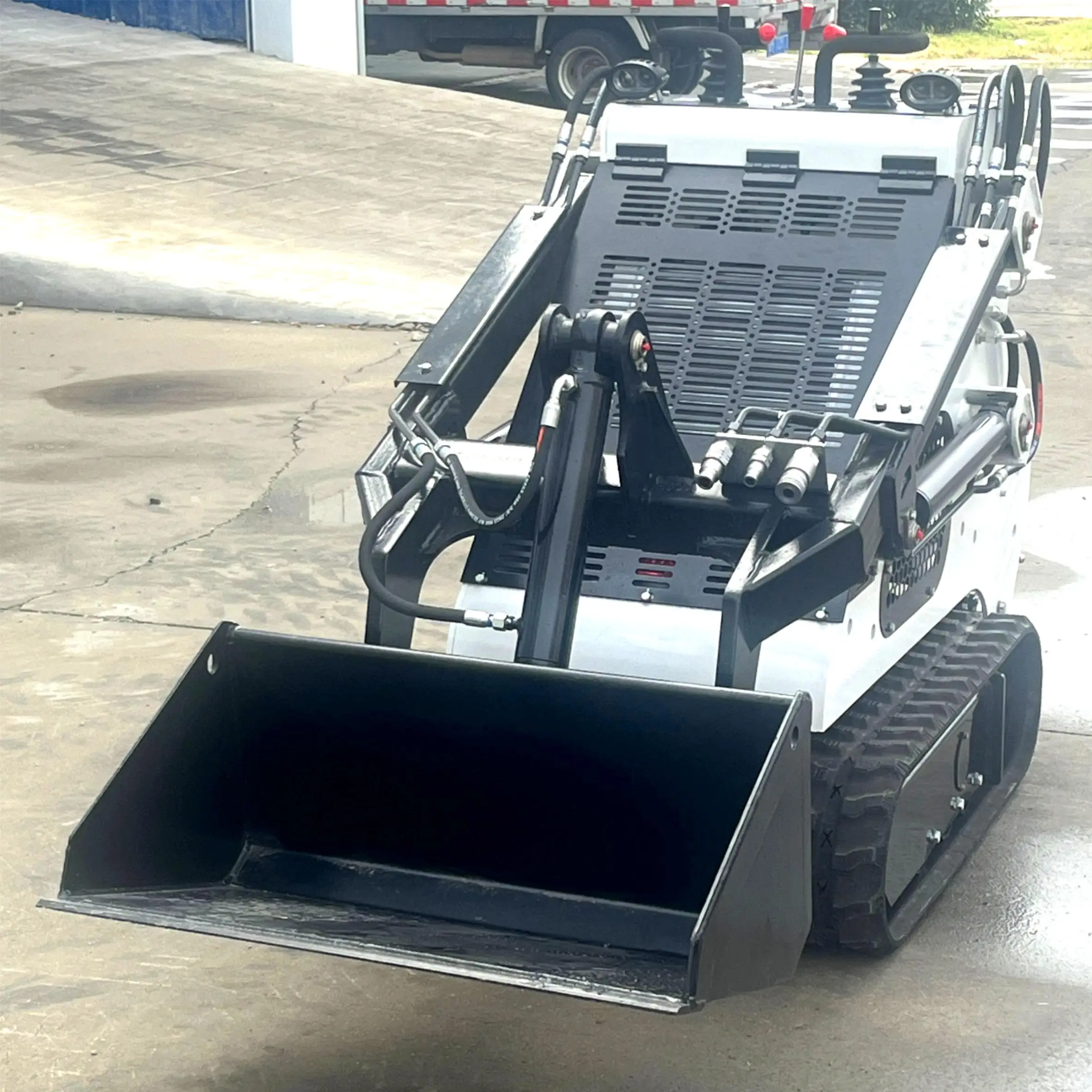 Высококачественный мини-маленький мини-погрузчик с бортовым поворотом