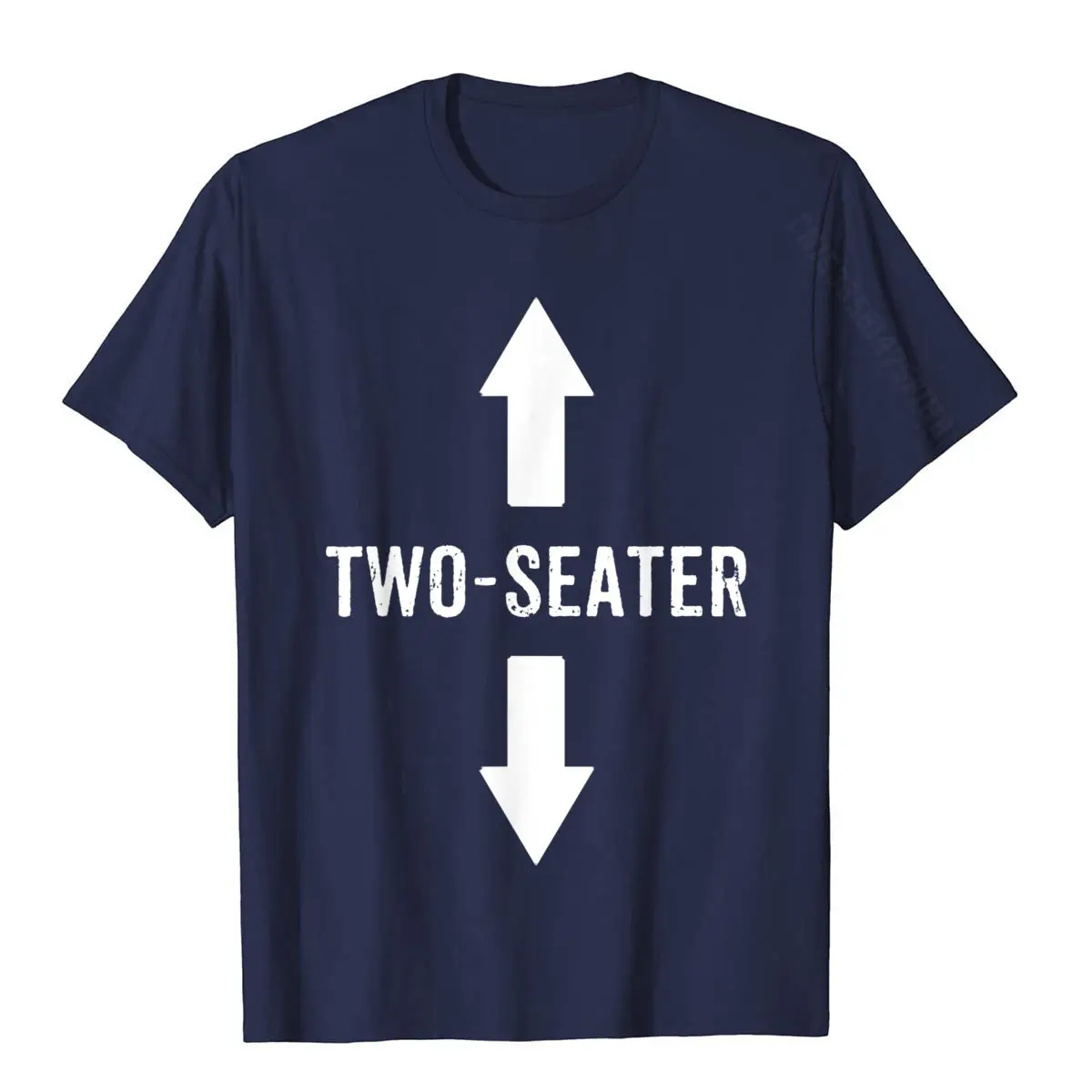 

2023 New Two Seater Shirt for Men 2 Dad Funny Gift T-Shirt Latest Young Street Tshirts Casual Breathable Classic Print S-4XL