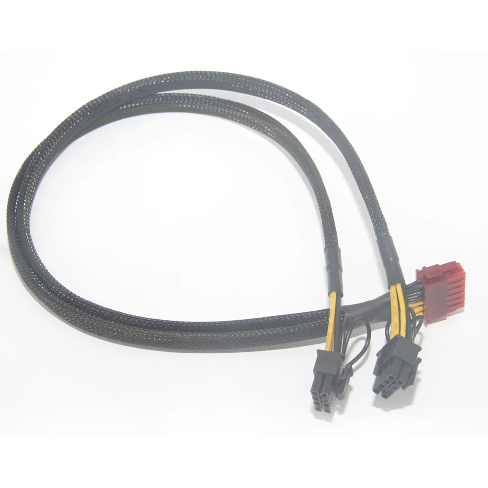 Кабель питания с 12 контактами на двойной PCI-E 8 контактов (6 + 2 контакта) для
