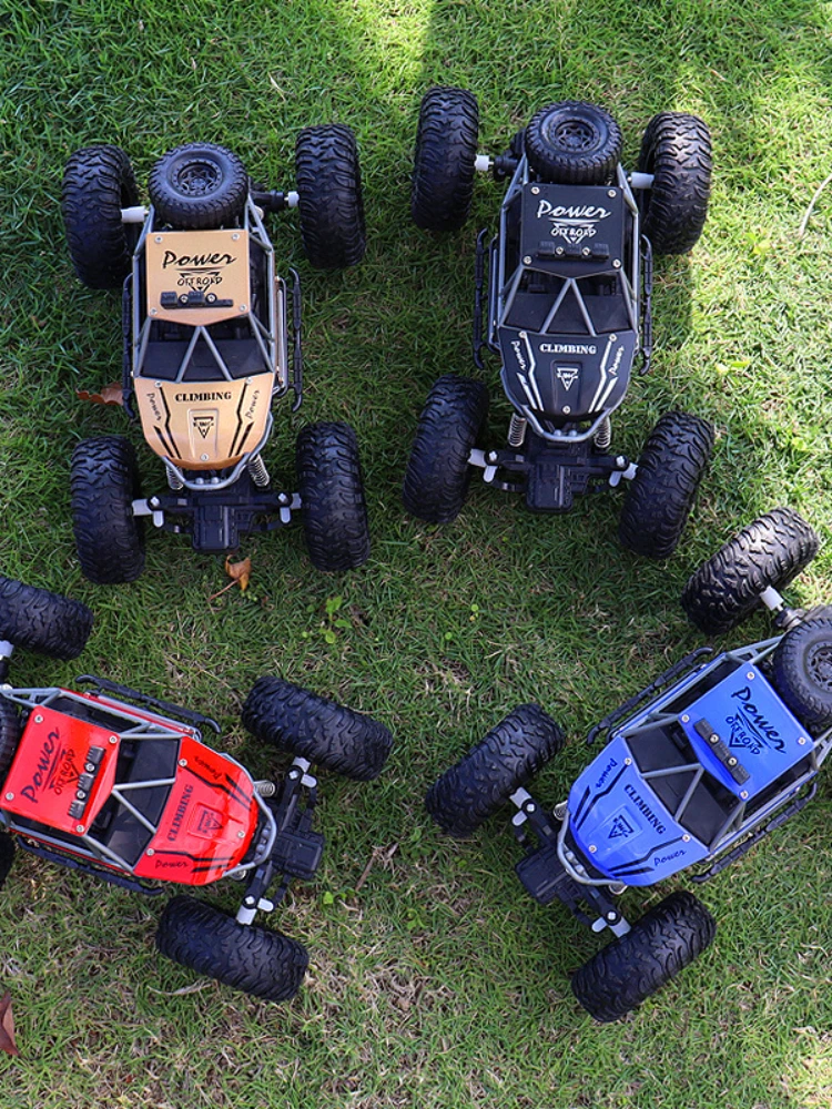 RC Car 1:16 Remote Control Car 2.4G Drift off-Road Vehicle Alloy Climbing Monster Truck High-Speed Racing Boy Charging Toy