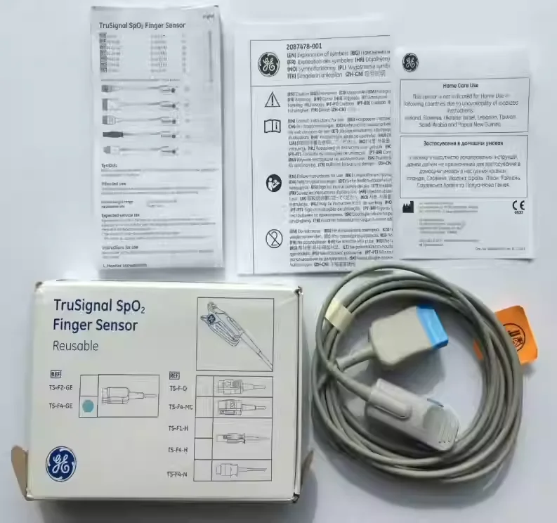 Многоразовый датчик SpO2 GE HealthCare TruSignal для взрослых, на палец, 11-контактный, модель TS-F-D (art.: 3920db347656c) - 3920db347656c