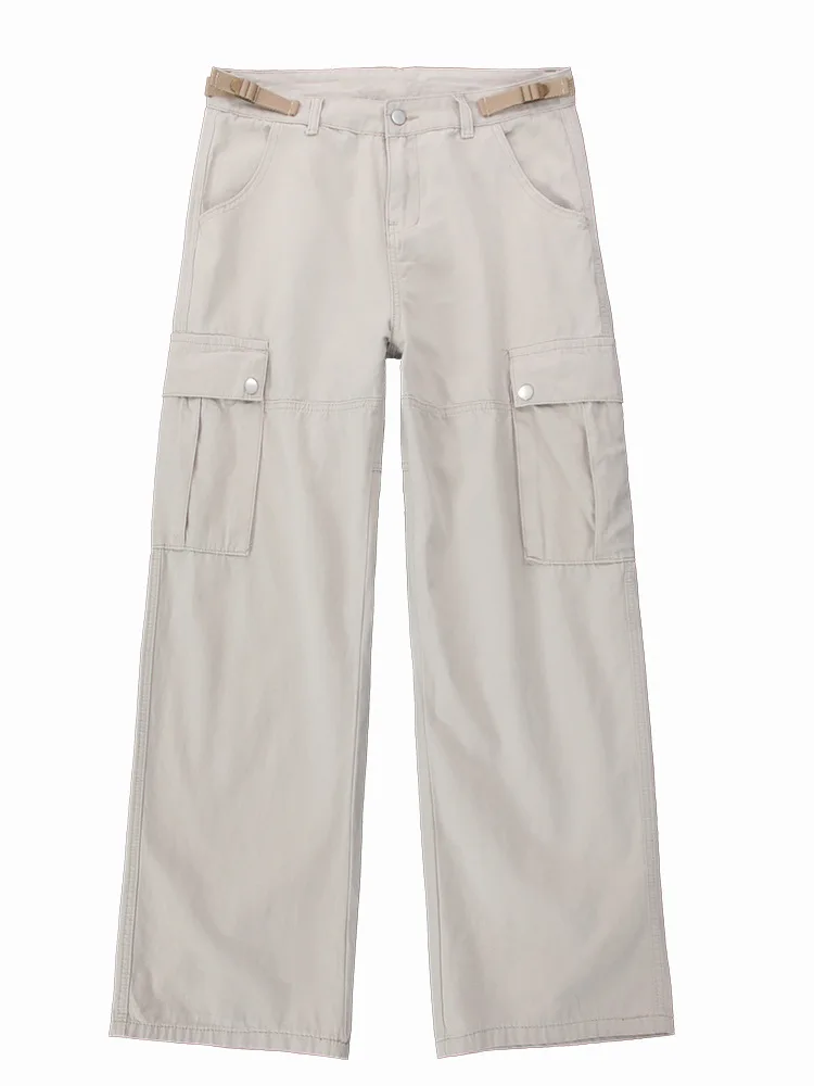 

Casual Pants men cargo pants cotton loose trousers mens pants overalls Multi Pocket Straight Joggers Homme