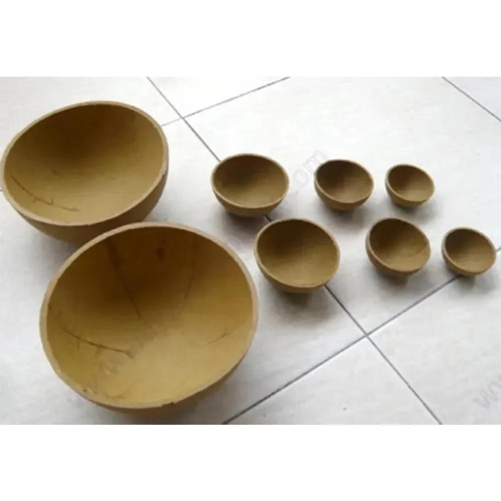 50 шт. 2-дюймовый корпус дисплея бумажный материал полусфера чехол круглый шар для