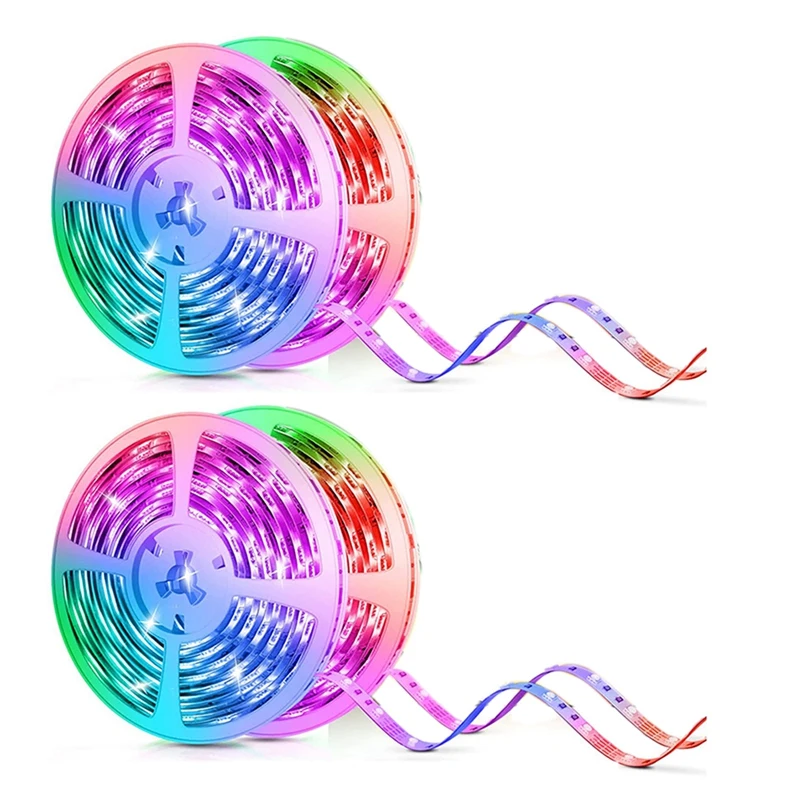 

20 Meter LED Light ,Smart Music Sync LED Strip Lights APP Control With Remote RGB Changing LED Lights For Room