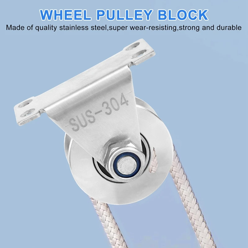 1 упаковка U-образного шкива из нержавеющей стали бесшумные подшипники канавка