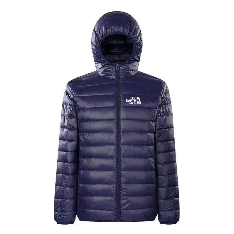 Autumn/Winter Men's Extra Large Coat Thick Coat Outdoor Winter Men's Warm Zipper Street Style Coat Plus Size Jacket