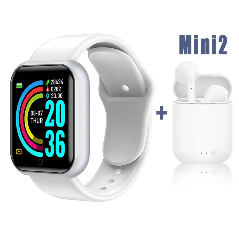 

Смарт-часы D20 Pro Y68 с Bluetooth, фитнес-трекером, пульсометром и тонометром