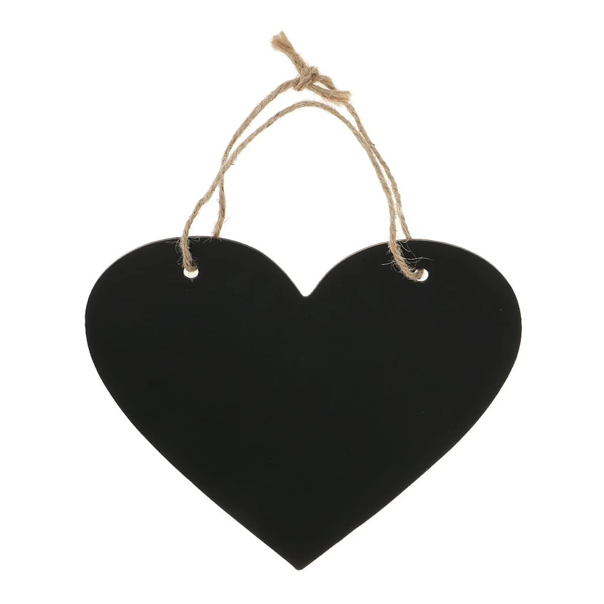 

Blank Love Heart Chalkboard Wooden Hanging Blackboard Sign for Wedding Messaging