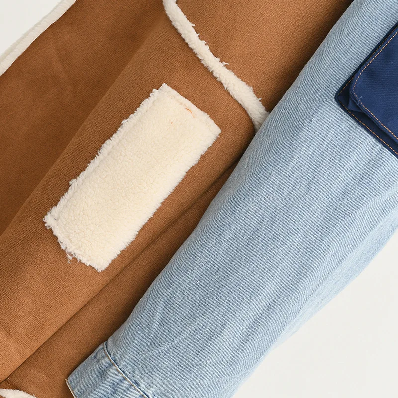 Fleece Coat Quilted Jacket Women Loose Thick Puffer Parkas Padded Coats Belted Lamb Wool Outwear Autumn Winter Coat Maxi Velvet