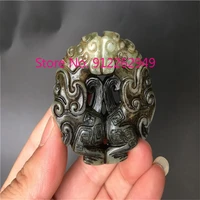 hot selling natural hand carve antique waist brand auspicious beast necklace pendant fashion jewelry men women luck gifts