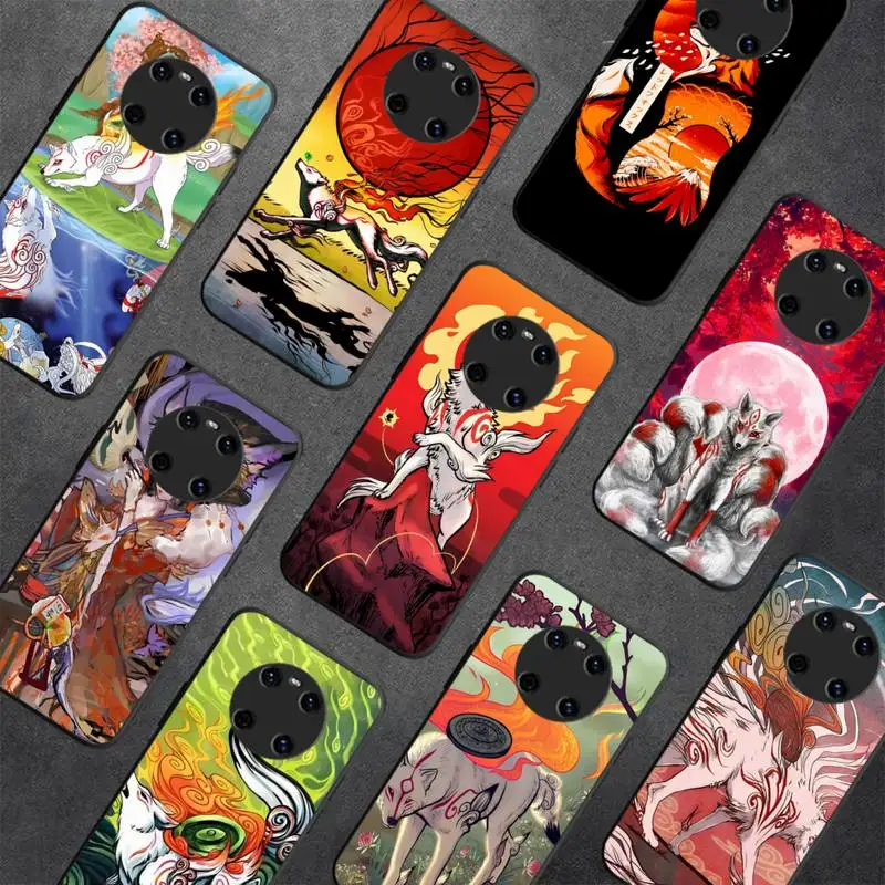 

Japanese Style Anime Fox Phone Case For Huawei Y5 Y62019 Y52018 Y92019 funda case for 9prime2019