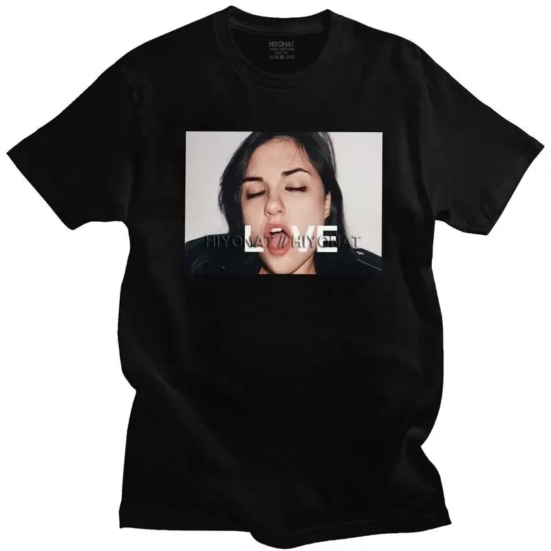 

NEW IN Sasha Grey Love T Shirt Men Short Sleeve Cotton T-shirt Print Film Tee Tops Fashion Streetwear Brand Tshirt Clothing
