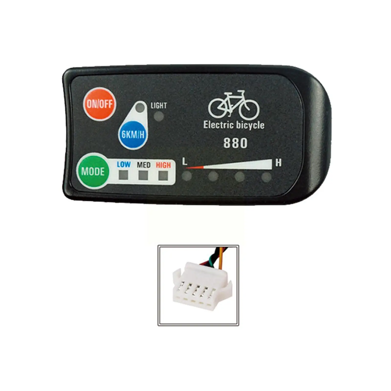 

E-Bike LCD Display Screen 36V 48V LED880 Electric Bike Display for KT Controller Bike Control Panel Electric Bicycle Access G8K2