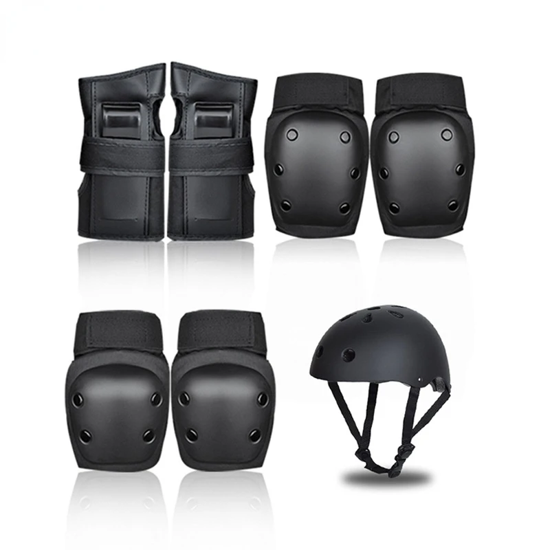

Skateboard Protective Gear Protector Set Knee Elbow Pads Longboard Adult Children Bicycle Inline Roller Skates Outdoor Sport