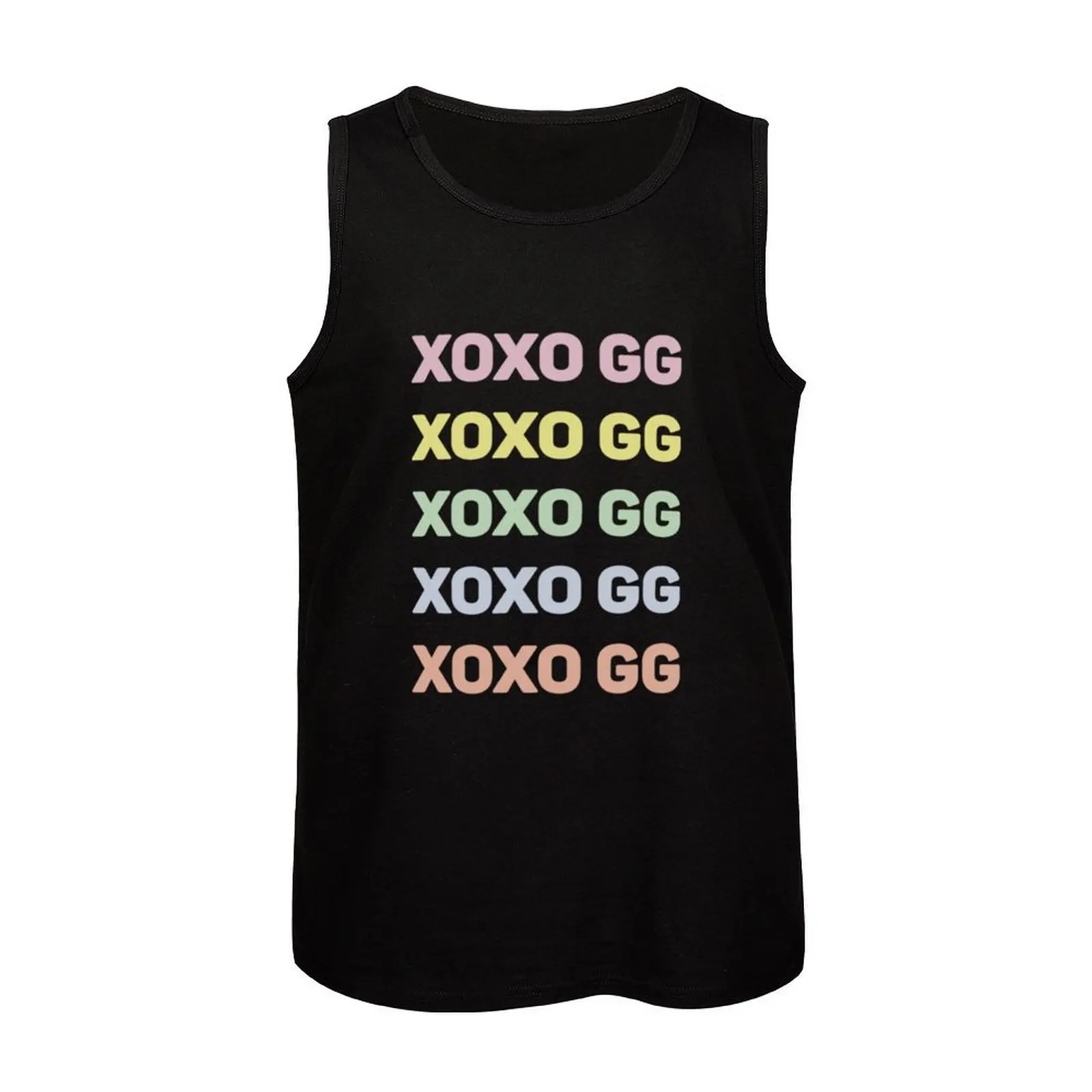 Фото XOXO GG - Длинная майка пастельных тонов для тренировок, влагоотводящая, для занятий спортом №4