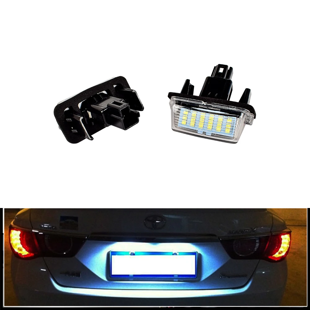 

Светодиодные огни номерного знака Canbus без ошибок для Toyota Highlander 50 XU50 2014 2015 2016 2017 2018 2019 2020 Аксессуары