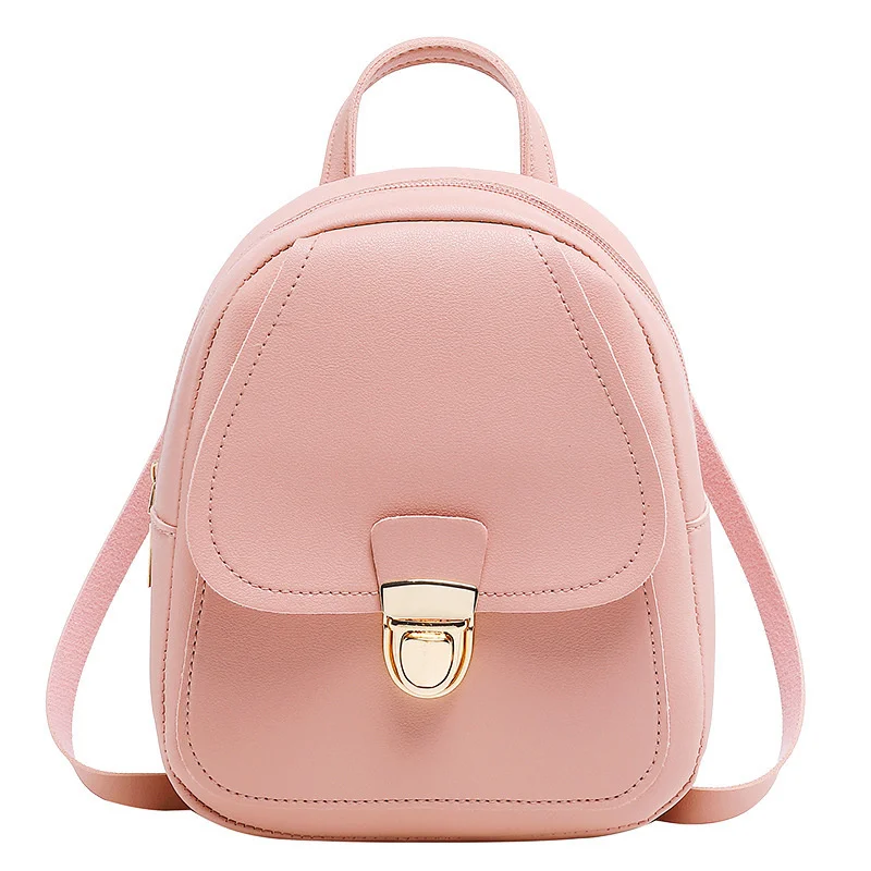 

Korean Style Girls Backpack Multi-Function Small Back Pack Women Shoulder Hand Bags Female Mini Bagpack hool Bag Pack