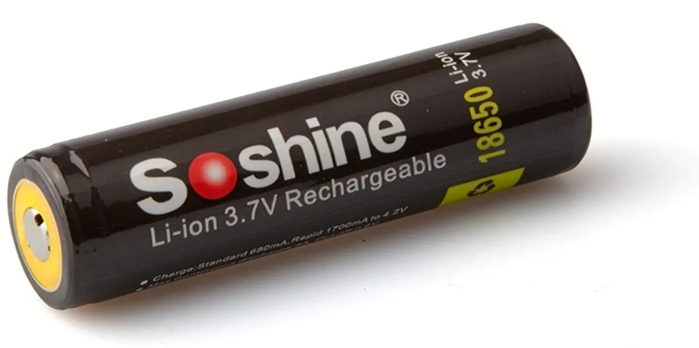Аккумулятор Soshine 18650 PCB 3400mAh защищенный|Аккумуляторы| |