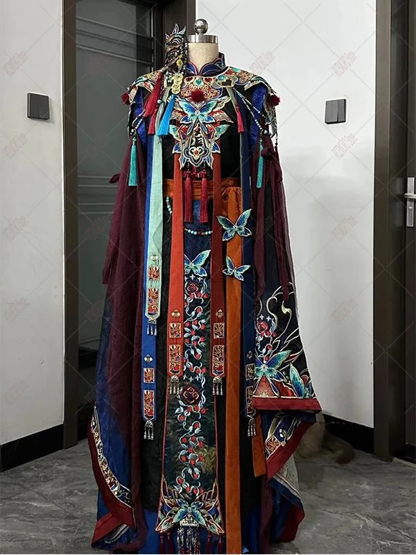 Рождественский новогодний халат в одежде Ханфу женский оперный стиль новая