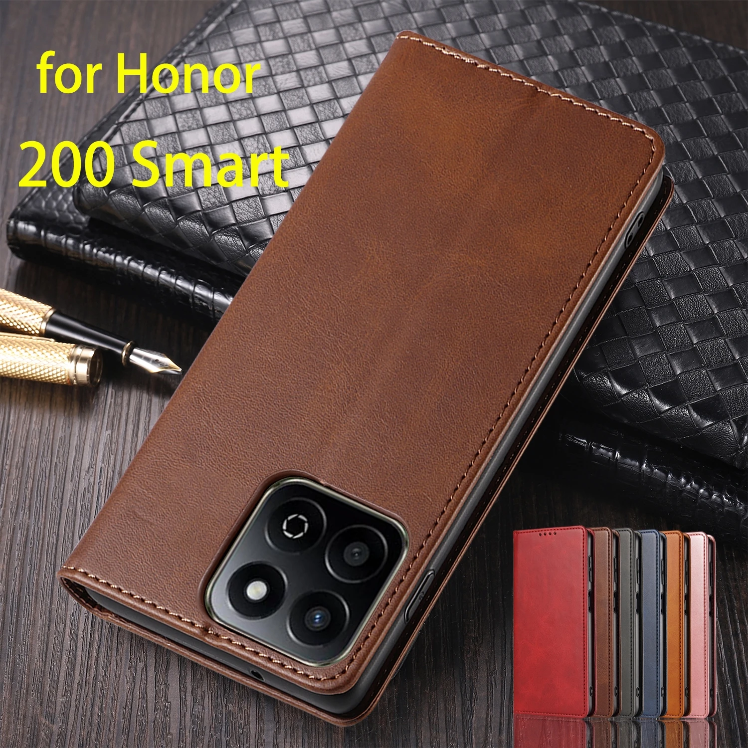 Фото Кожаный чехол для Huawei Honor 200 Smart 200 Smart 6,8 