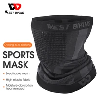 west biking high elastic sport scarf knitted breathable cycling headwear outdoor running dustproof windproof bicycle balaclava