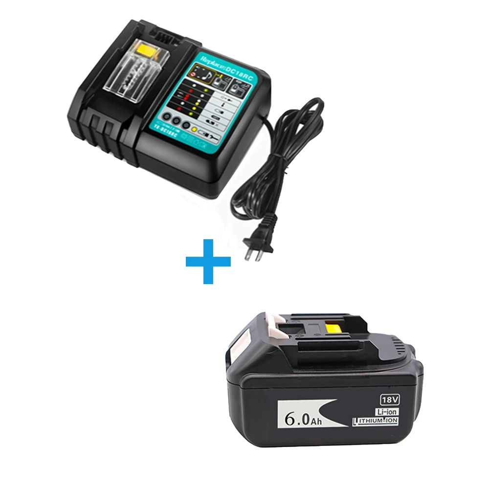 Оригинальный аккумулятор BL1860 18 в 6000 мАч литий-ионный для Makita В батарея BL1840 BL1850 BL1830