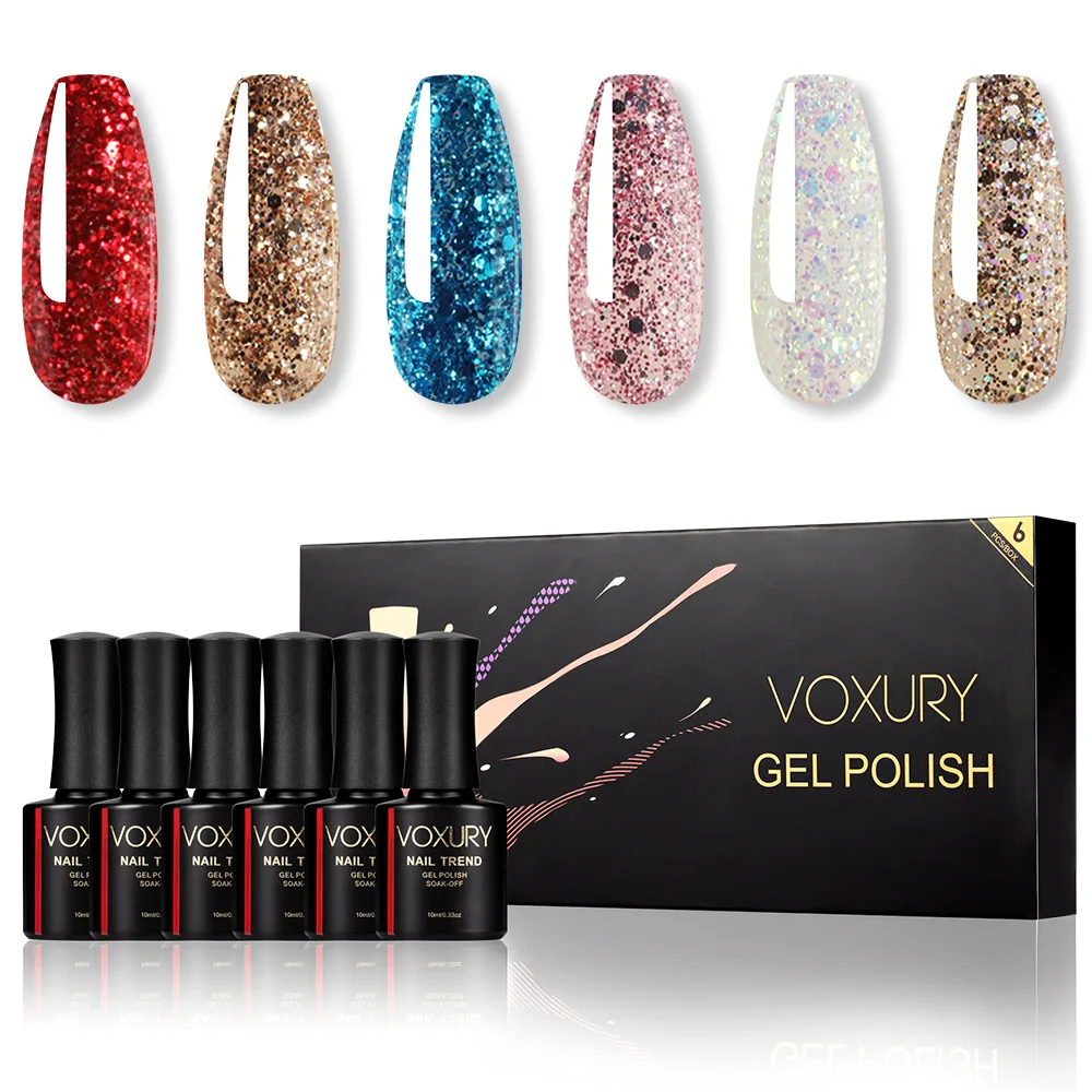 

Clearance Products Nail Polish Set Gel Nail Polish Set Need Uv LED for Nails Art Gel Polish Kit Semi Permanent