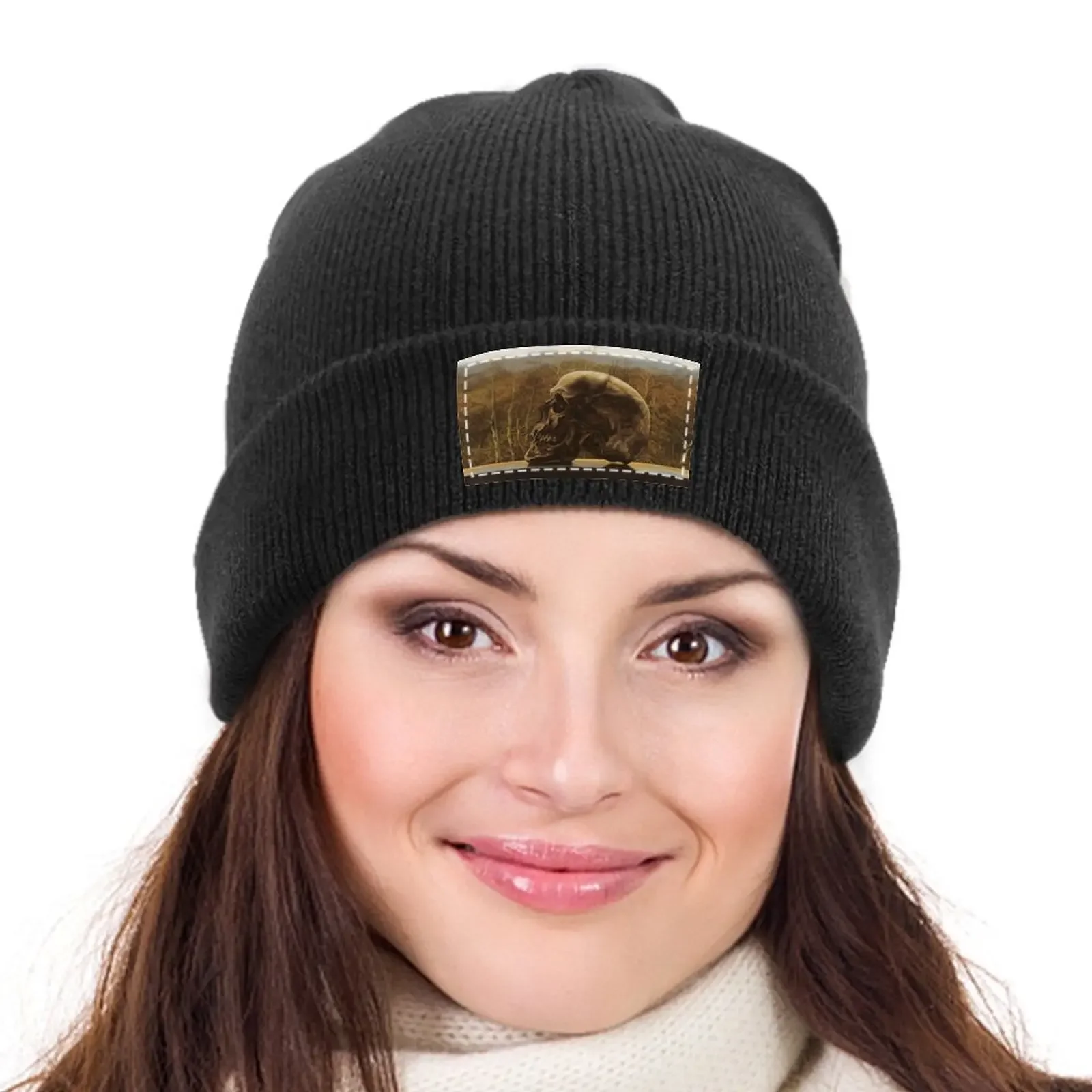 Schedel (Череп) Edgar Fernhout Вязаная шапка для папы Пляжная сумка Шляпа от солнца детей