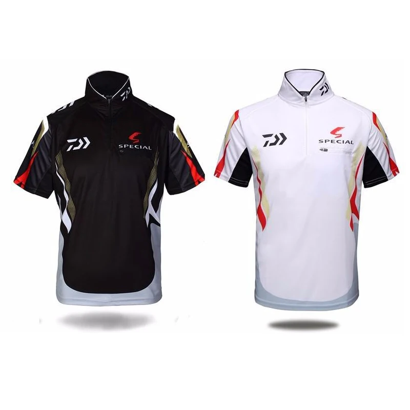 

Летняя рыболовная рубашка DAIWA Special, спортивная одежда для активного отдыха, быстросохнущая дышащая рыболовная Джерси с коротким рукавом и з...