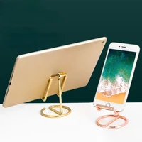 Luxurious Metal Mobile Phone Holder Gold Rose Gold Black Stand for Ipad Universal Desk Decoration Mobile Phone Accessories