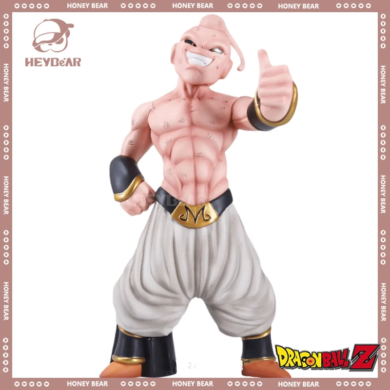 

17cm Anime Dragon Ball Z Majin Buu Action Figure Gk Give Dbz Thumbs-up Pvc Figures Statue Figurine Model Doll Toys Kids Gift