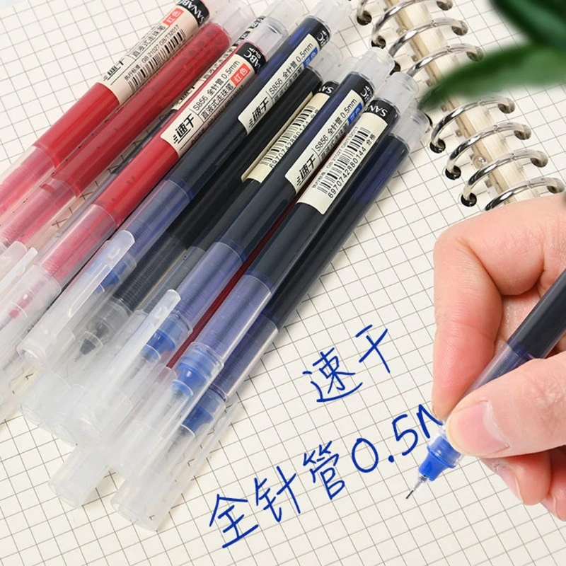 

L21B ручка с роликовым наконечником 0,5 мм, фоторучка, прямая жидкая шариковая ручка, инструмент для письма, подарки