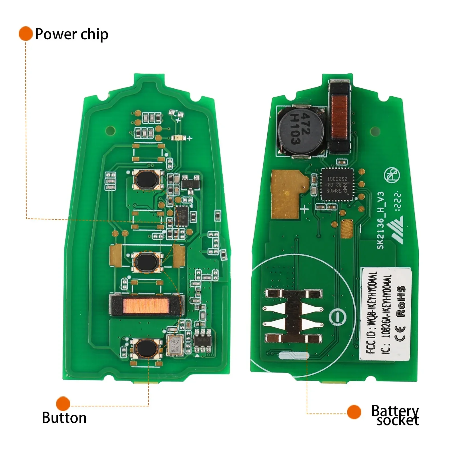 Фото Умный ключ AUTEL HY003AL HY004AL, используемый с MaxiIM KM100 KM100E IM508 IM608 PRO MAXIIM IKEY, автомобильный дистанционный ключ премиум-класса №2