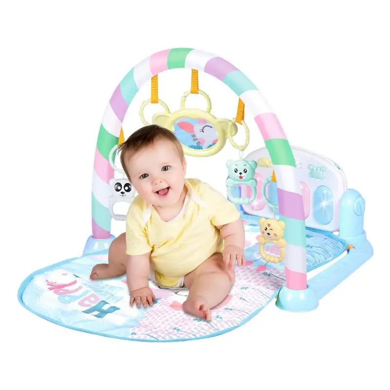 

Baby Fitness Frame Crawling Game Blanket Multifunctional Mat Crawling Mat Infant Rug Kids Activity Mat Gym Educational Toy