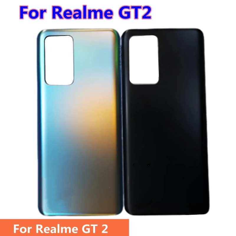 

Крышка батарейного отсека 6,62 дюйма для Realme GT2, стеклянная крышка задней крышки батарейного отсека для Realme GT 2, задняя крышка батарейного отсека + клей