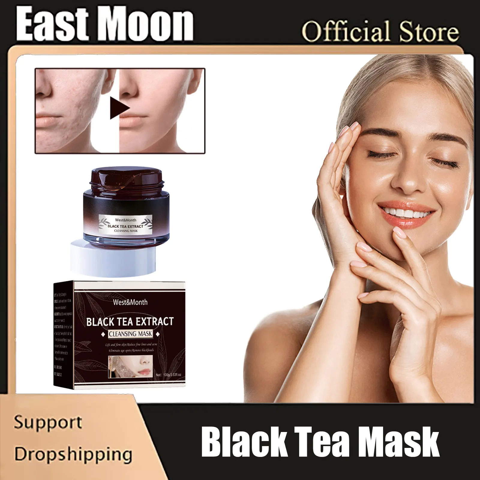 

Acne Treatment Mask Shrink Pore Blackhead Remover Anti Acne Pimple Oil Control Sooth Whitening Replenishment Deep Cleansing Mask
