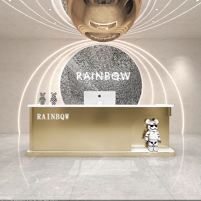 Стойка регистрации для салона красоты столы хранения оформления заказа подиум