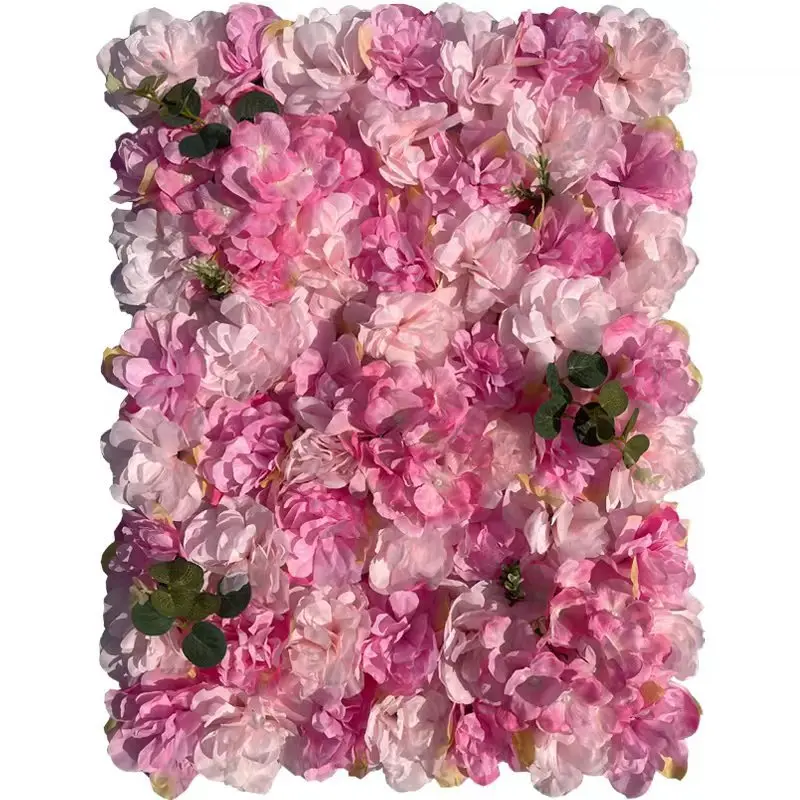

Artificial Rose Wall Holiday Celebration Silk Flower Panels Home Decoration Anniversaire Party Backdrop Wedding Flower Wall