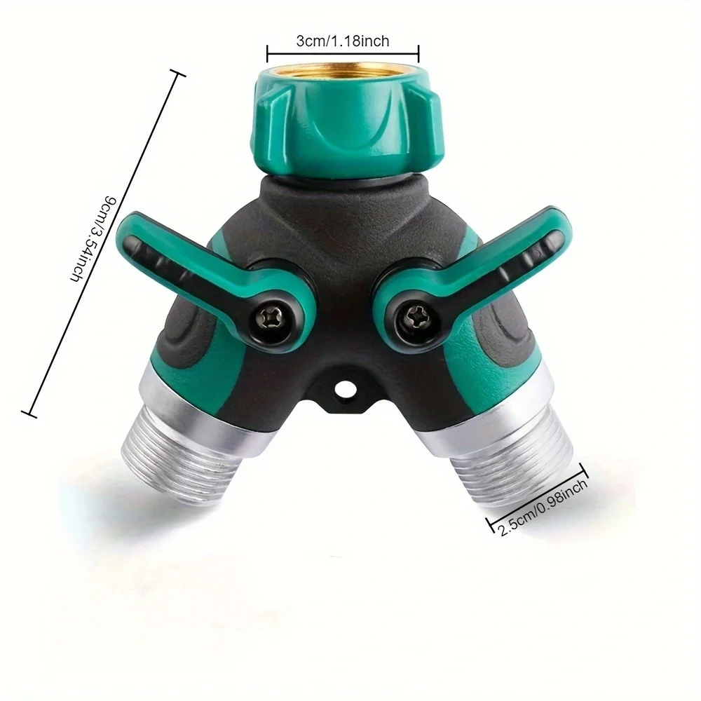 Разветвитель шланга для орошения двунаправленный 3/4 дюйма