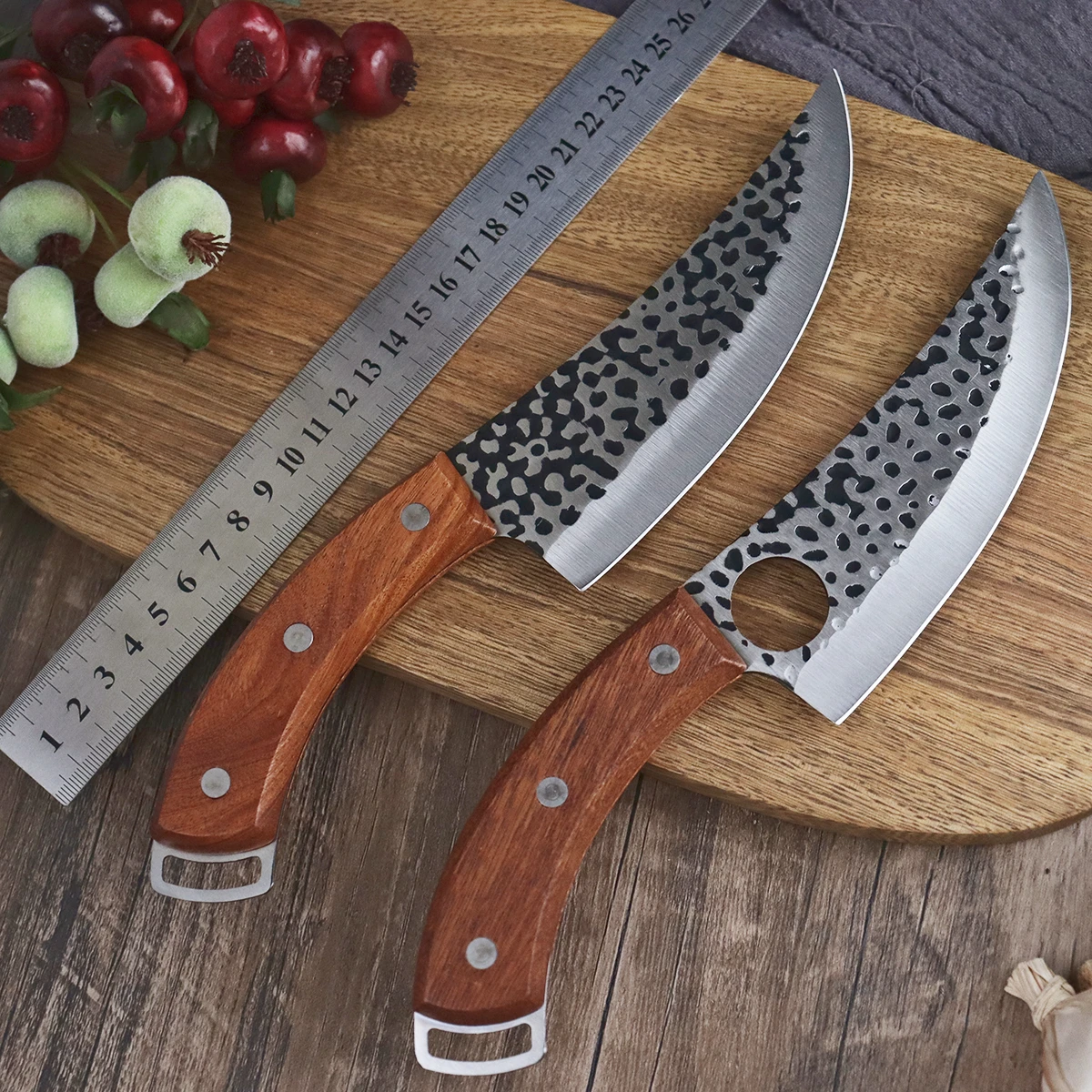

5.5INCH Forged Kitchen Knife 5CR15 Hunting knife Stainless Steel Japanese Utility Knives Butcher Knife For Kitchen Tools