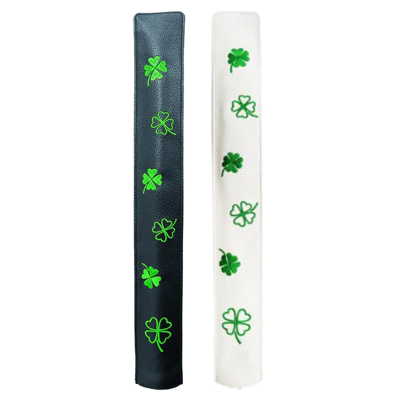 

Golf Alignment Stick Hold 2 Sticks PU Leather Accessories Head